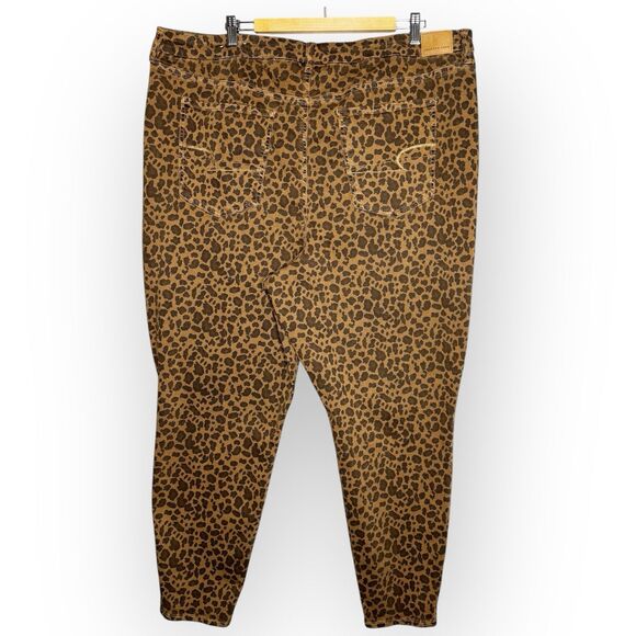 American‎ Eagle Leopard Jegging Next Level Stretch Curvy Super Hi-Rise Womens 24 - Picture 2 of 7